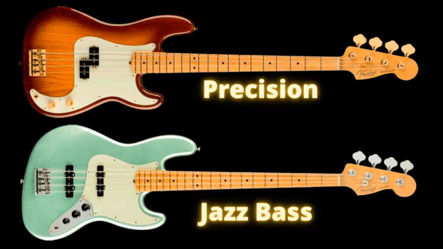 Precision Bass Vs Jazz Bass Bass Guitar Lessons